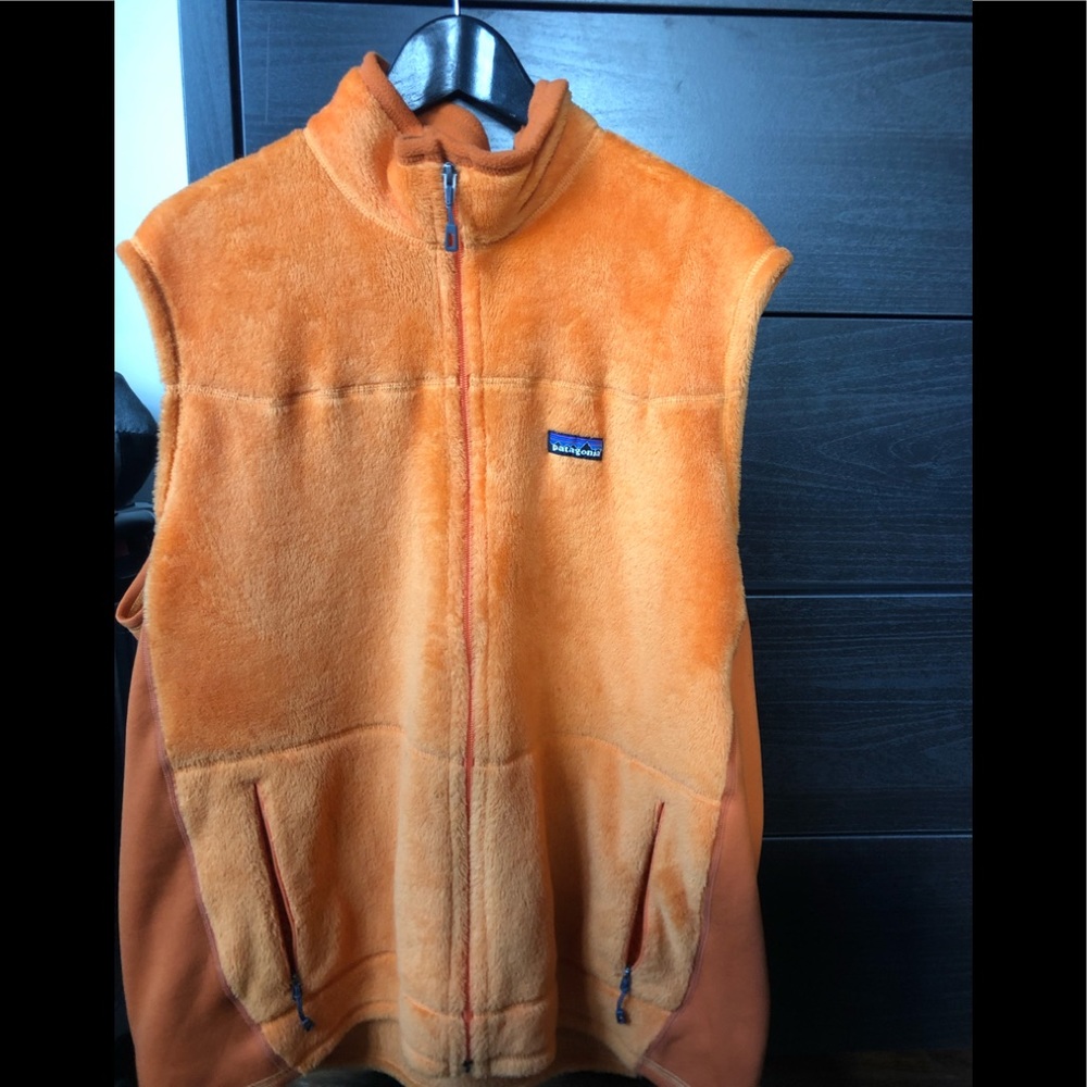 XL Orange Patagonia Vest men’s